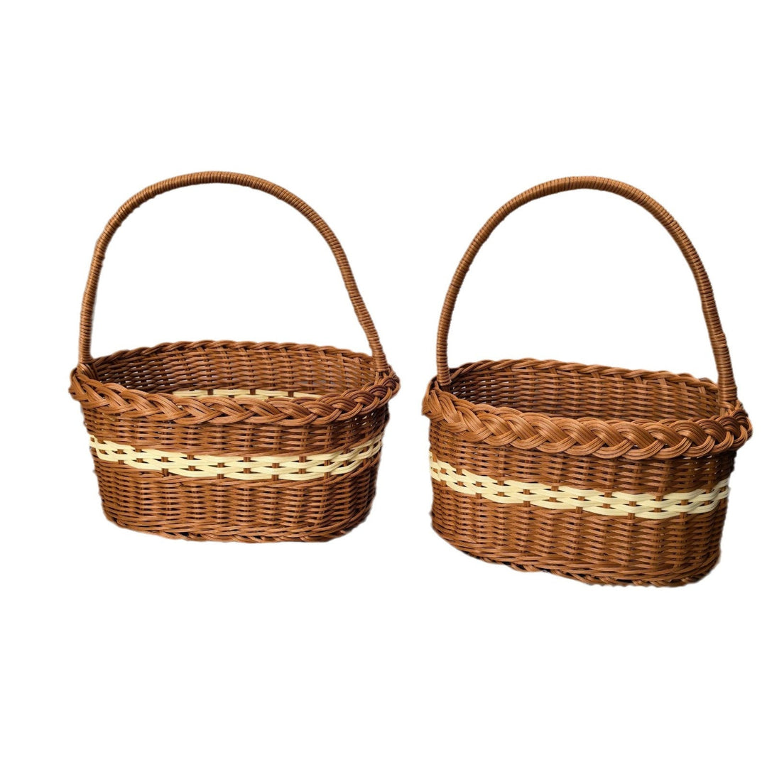 Women elegant handwoven shopping basket Kalsten