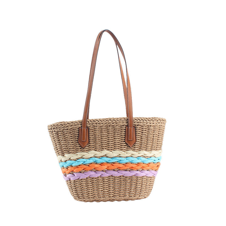 Handbag with Colorful Braided Details Kalsten