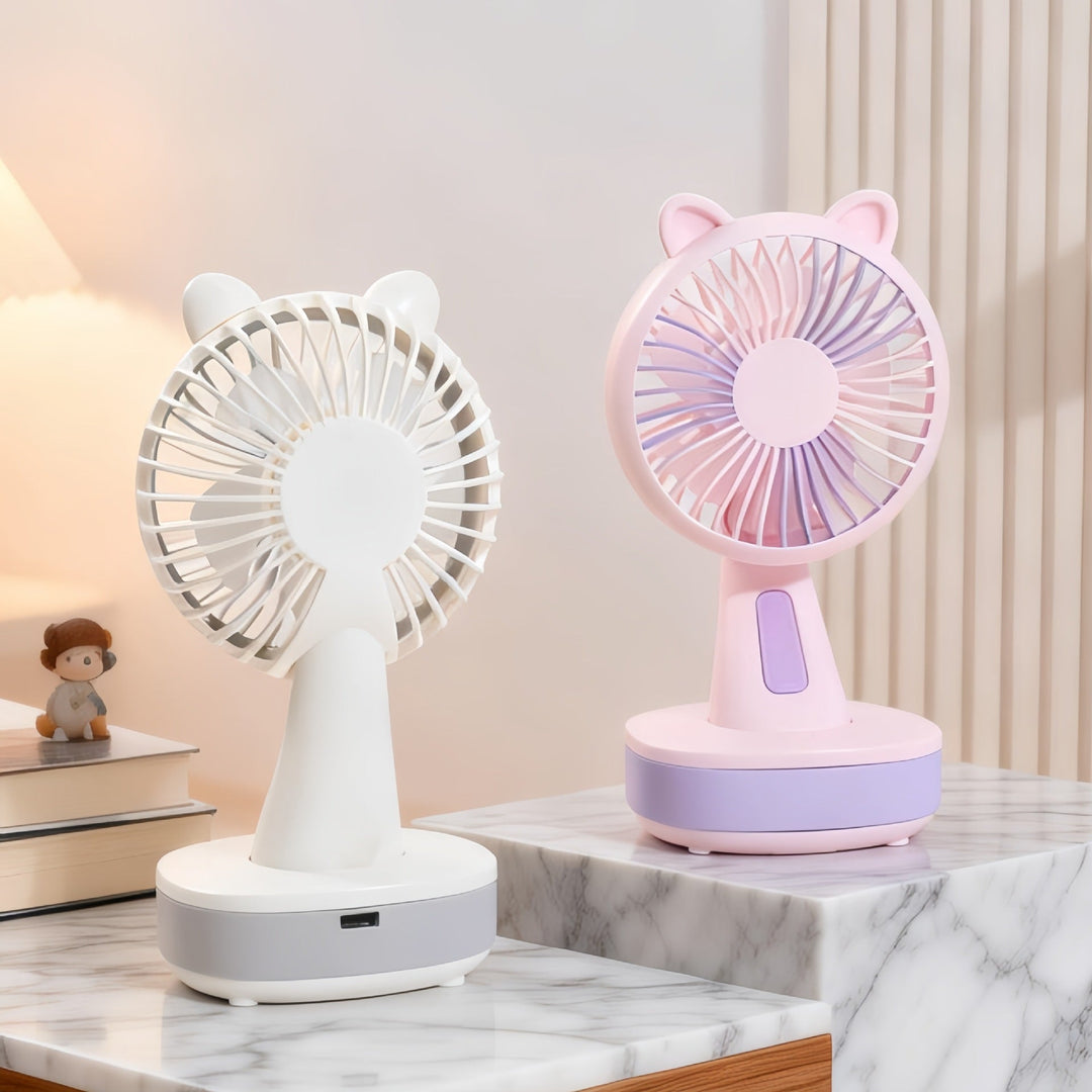 Women's Portable Table Fan with Creative Animal Ears Kalsten