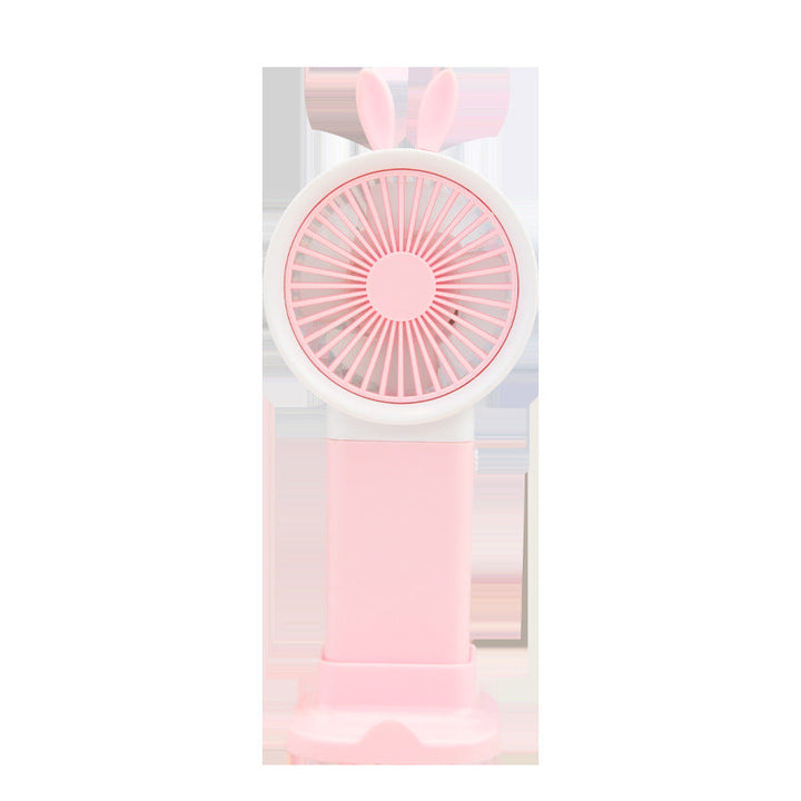 Unisex Cute Bunny-Themed Rechargeable Handheld Fan Kalsten