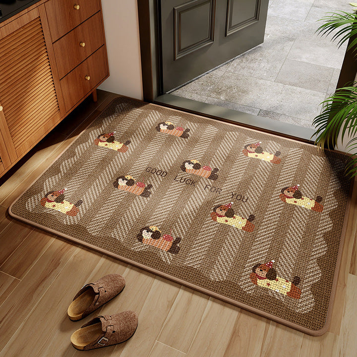 Funny Cartoon Dog Door Mat Kalsten
