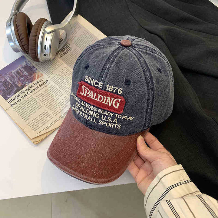 Unisex Vintage-Inspired Cotton Baseball Cap Kalsten