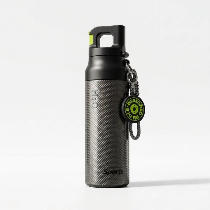Ladies sporty water bottle with innovative closure Kalsten