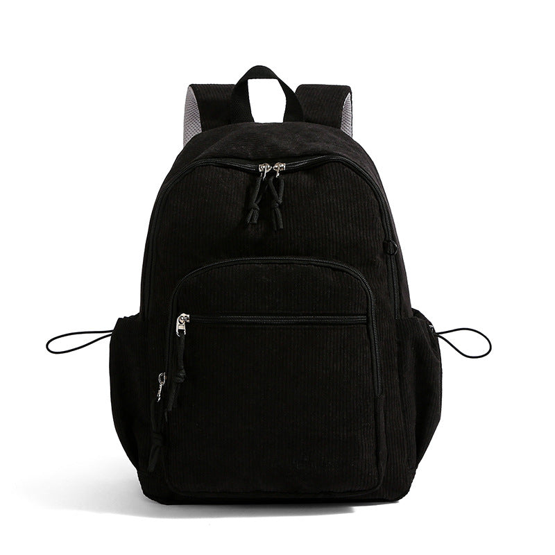 Textured Corduroy Travel Backpack Kalsten
