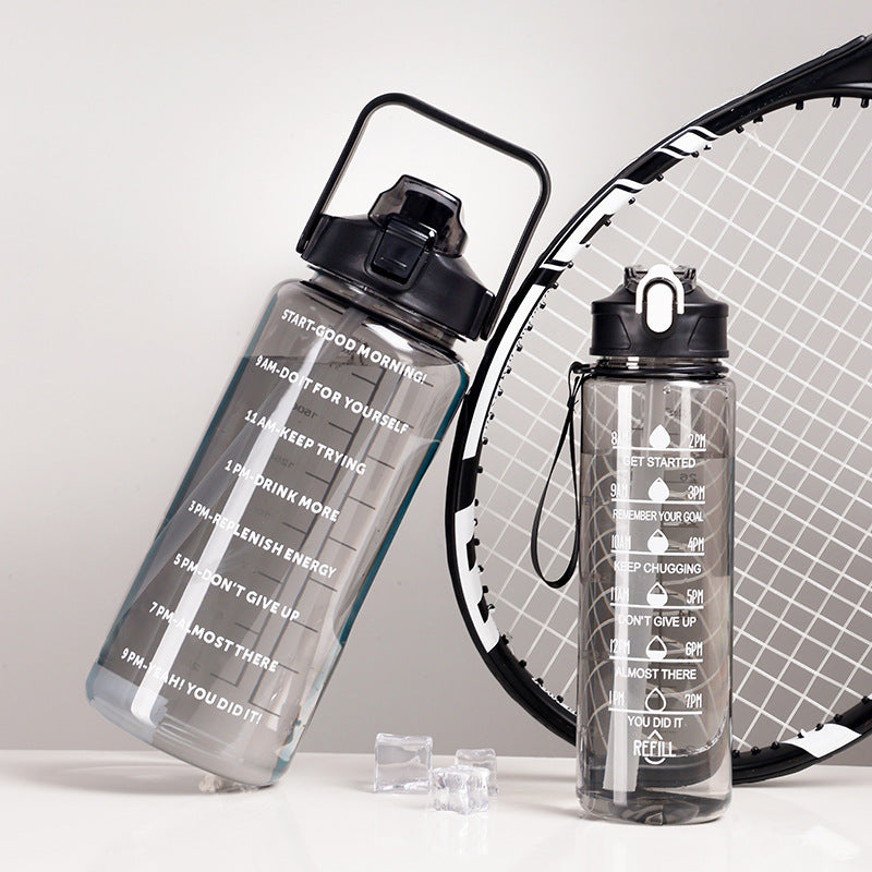 Women's Motivational Water Bottle with Time Markers Kalsten