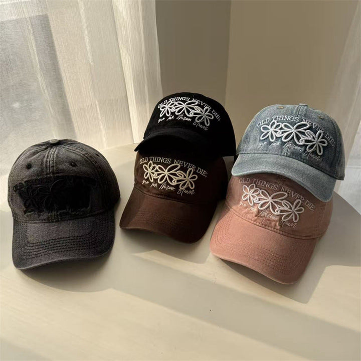Women's Embroidered Floral Baseball Cap Kalsten 1783922211