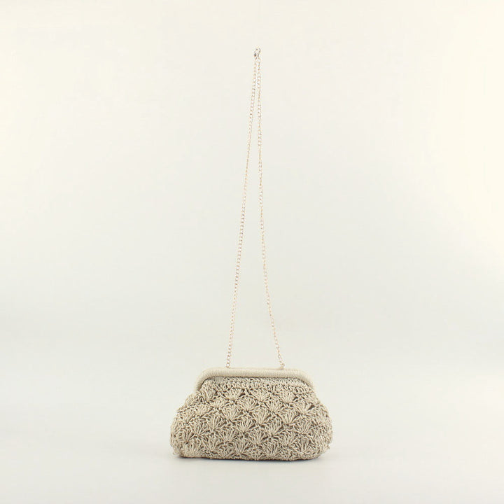 Clutch bag in elegant crochet style Kalsten