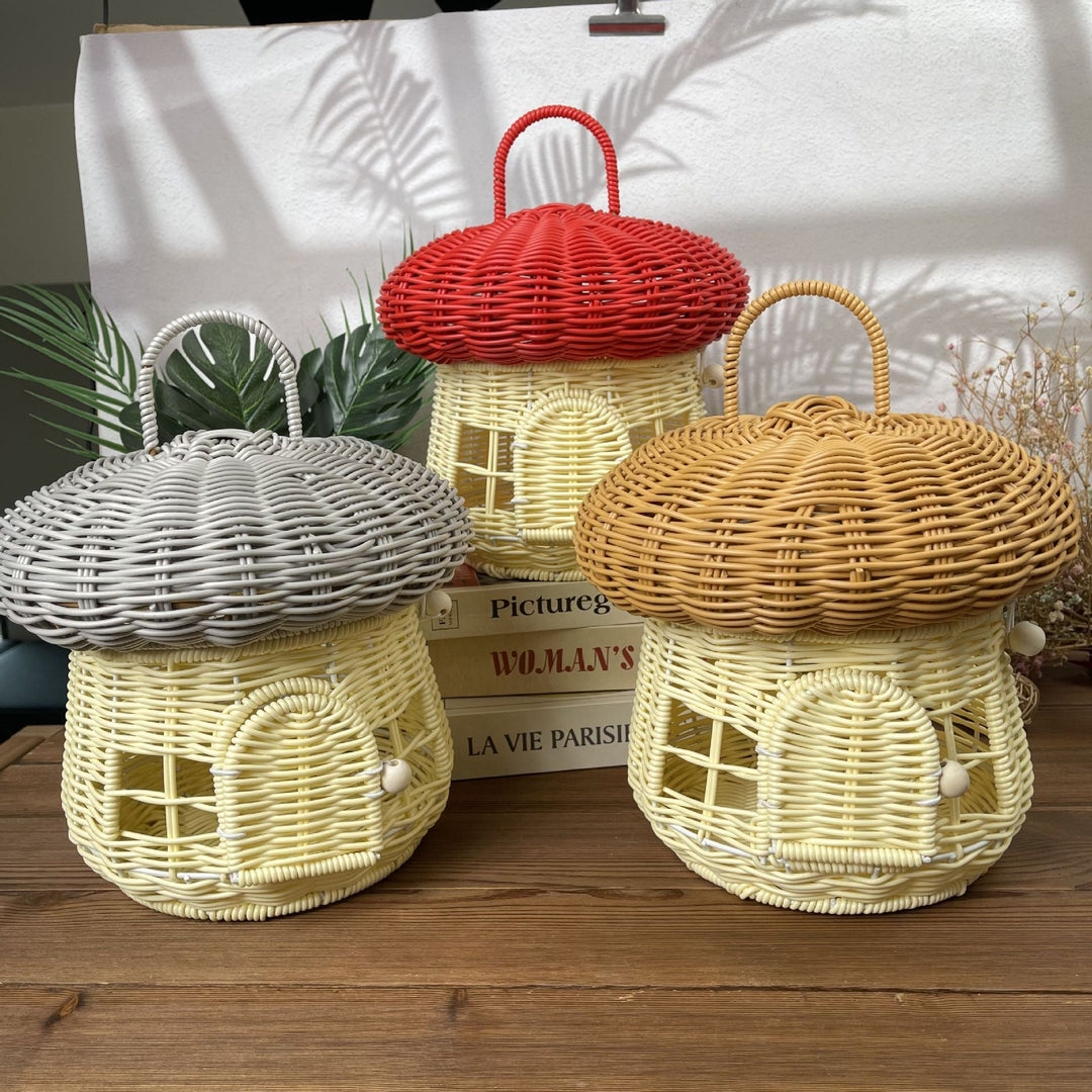 Women's decorative mushroom-shaped basket Kalsten
