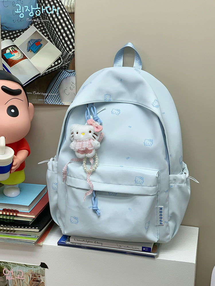Cute Character Printed School Backpack