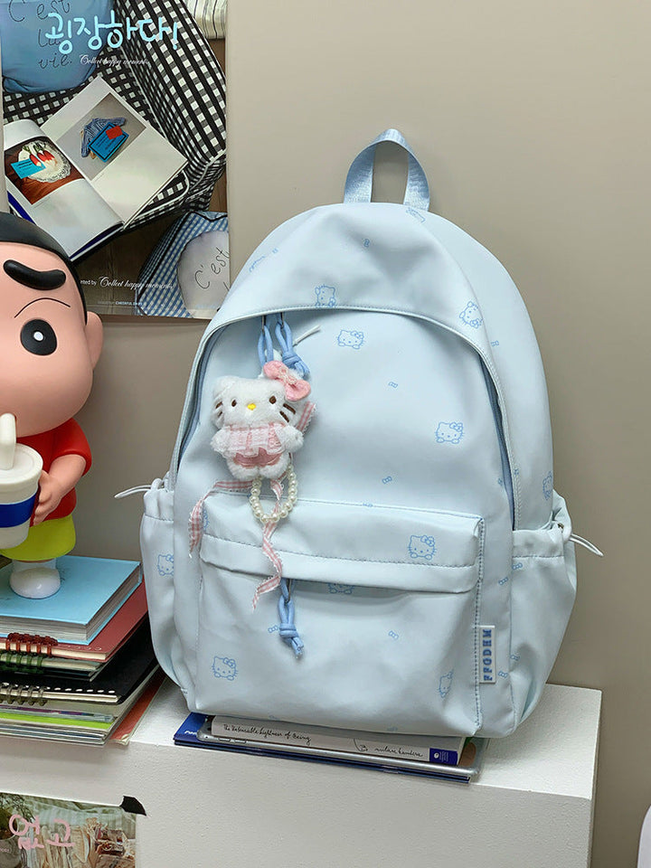 Cute Character Printed School Backpack