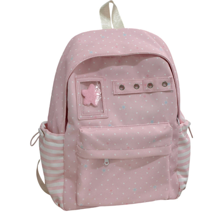 Starry Print Functional Backpack kalsten