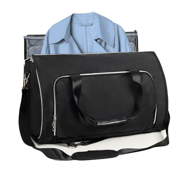 Elegant travel and sports bag with integrated suit compartment Kalsten