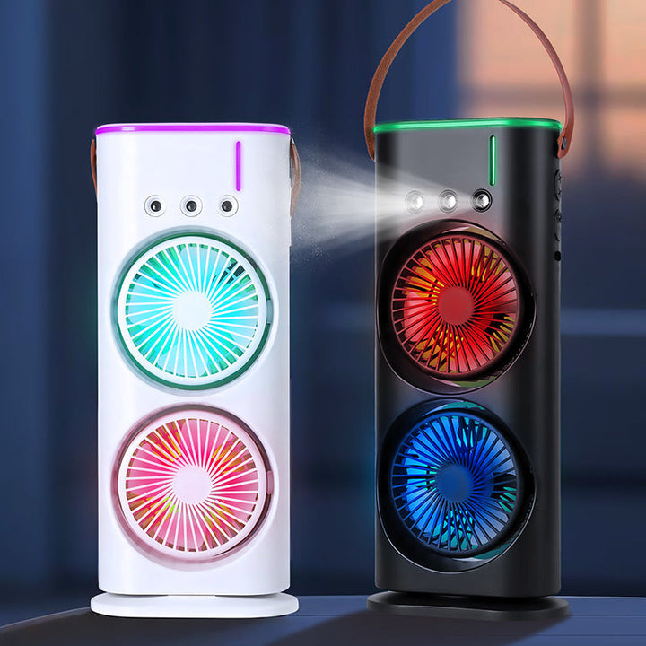 Ladies table fan with innovative dual-flow system Kalsten