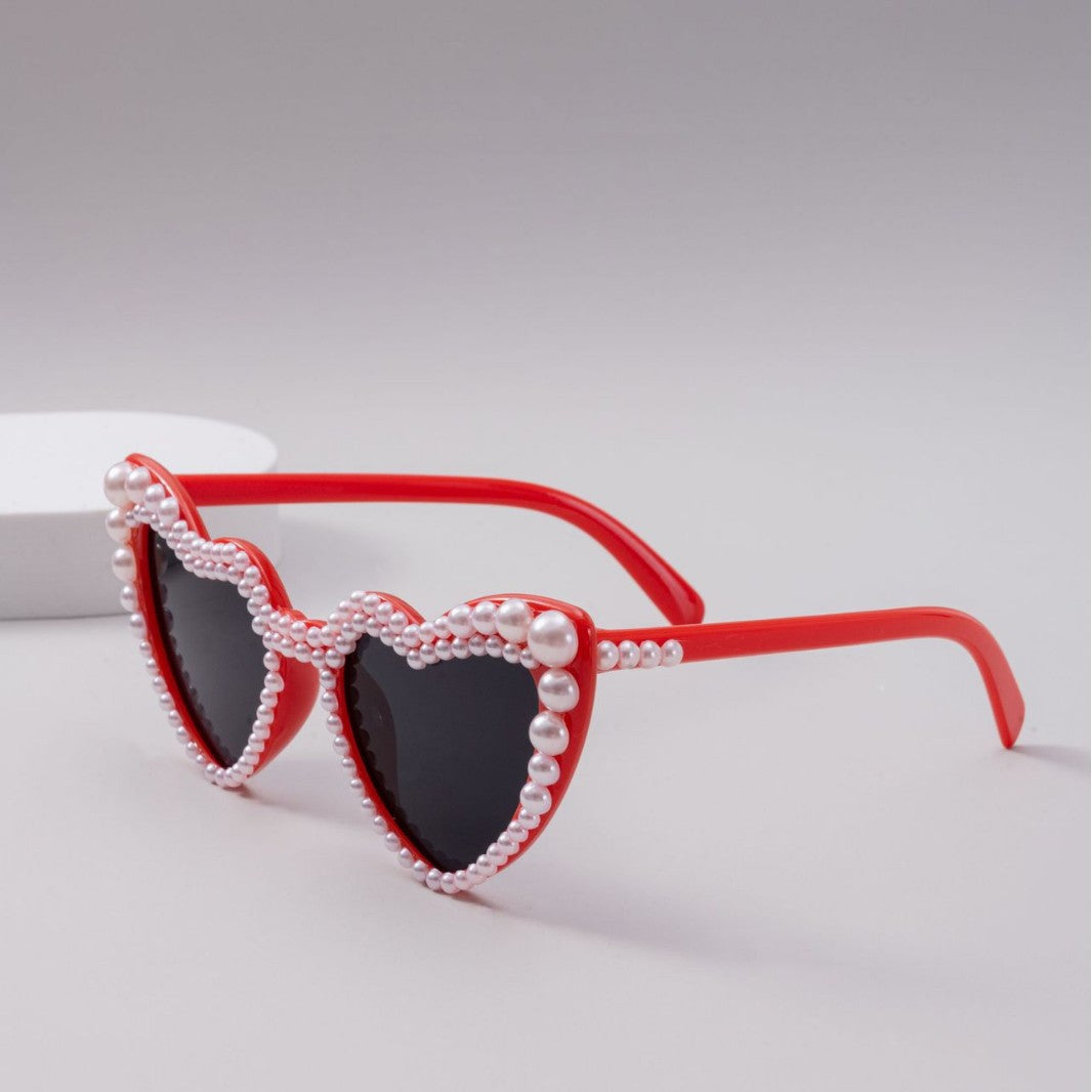 Women’s Designer Sunglasses with Pearl Frame by Kalsten