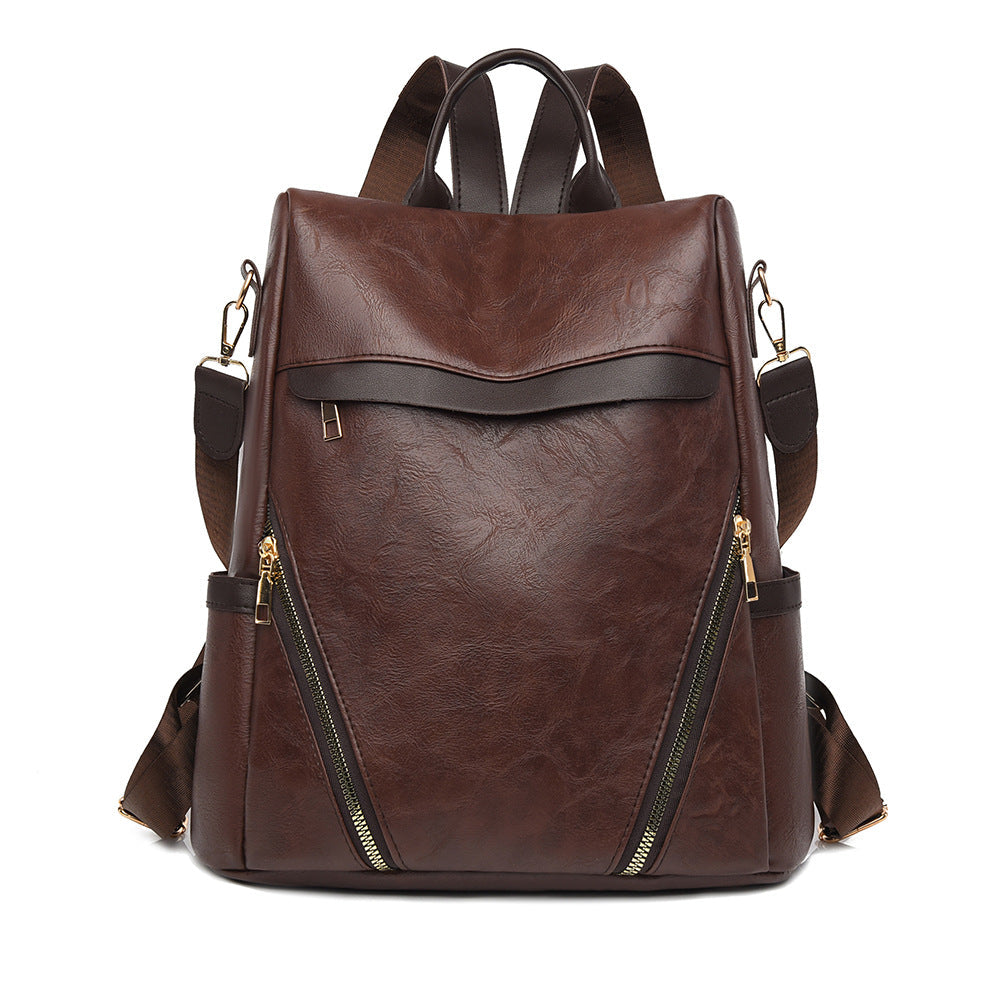 Multi-Functional Leather Backpack Kalsten