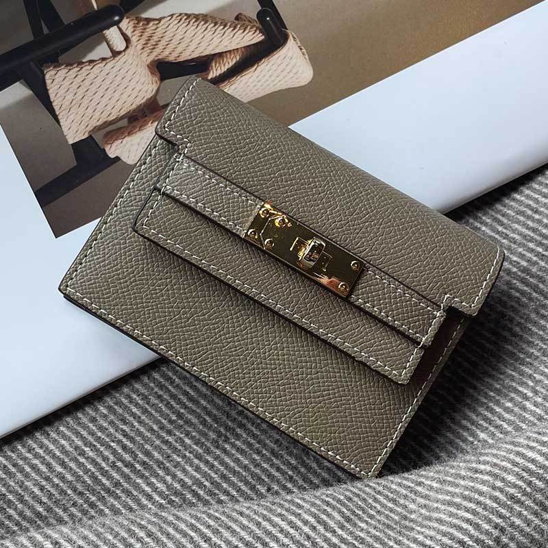 Premium Leather Cardholder with Elegant Closure Kalsten