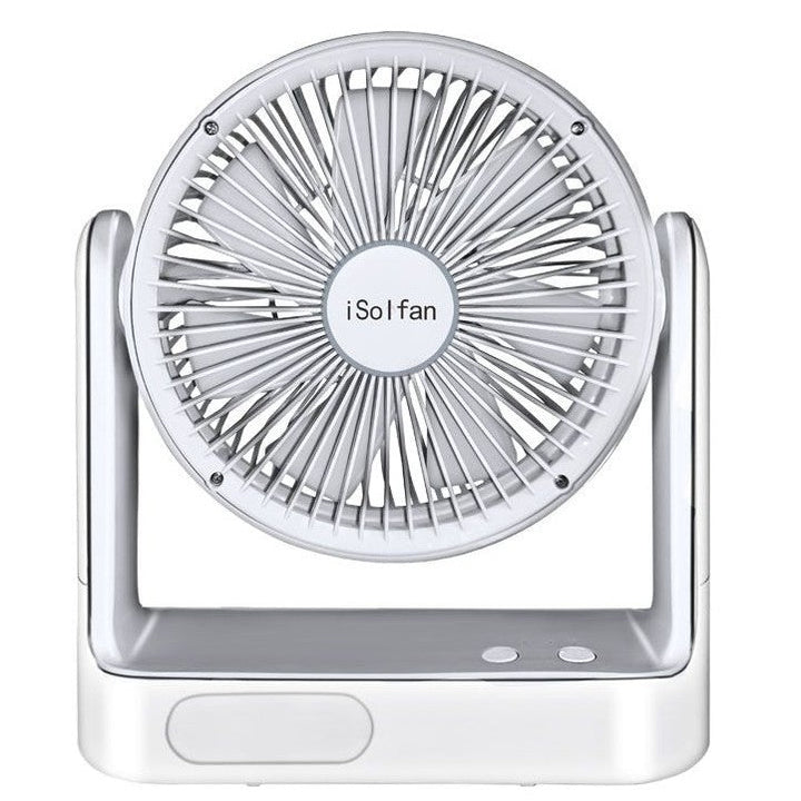 Ladies portable solar fan with rechargeable battery Kalsten