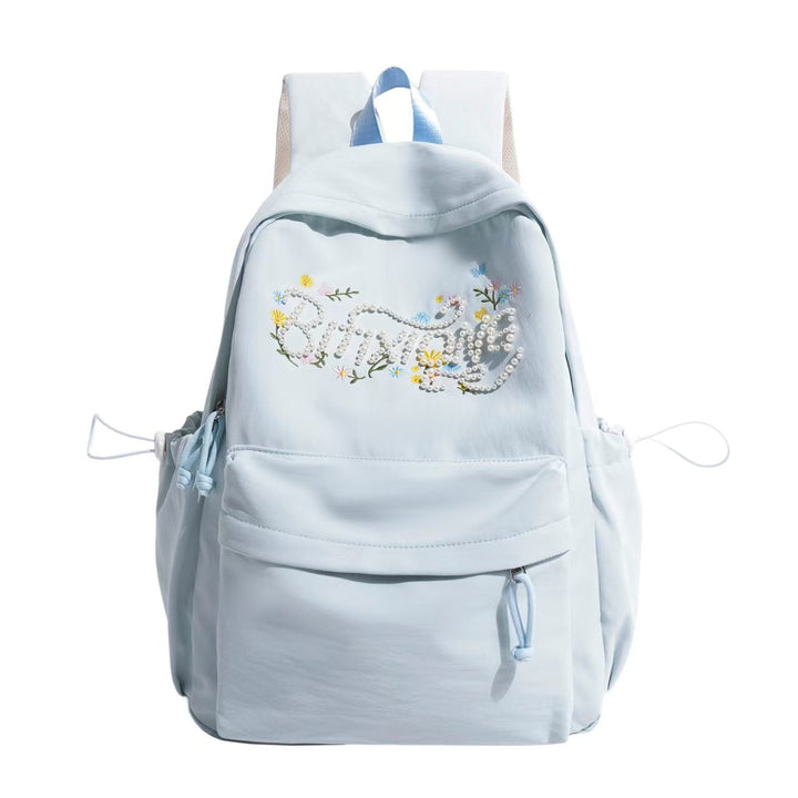 Embroidered Floral Detail Backpack Kalsten