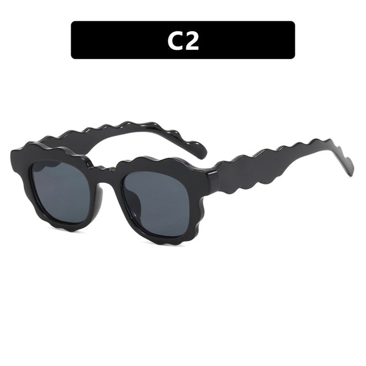 Women’s fashionable sunglasses with wavy frame Kalsten