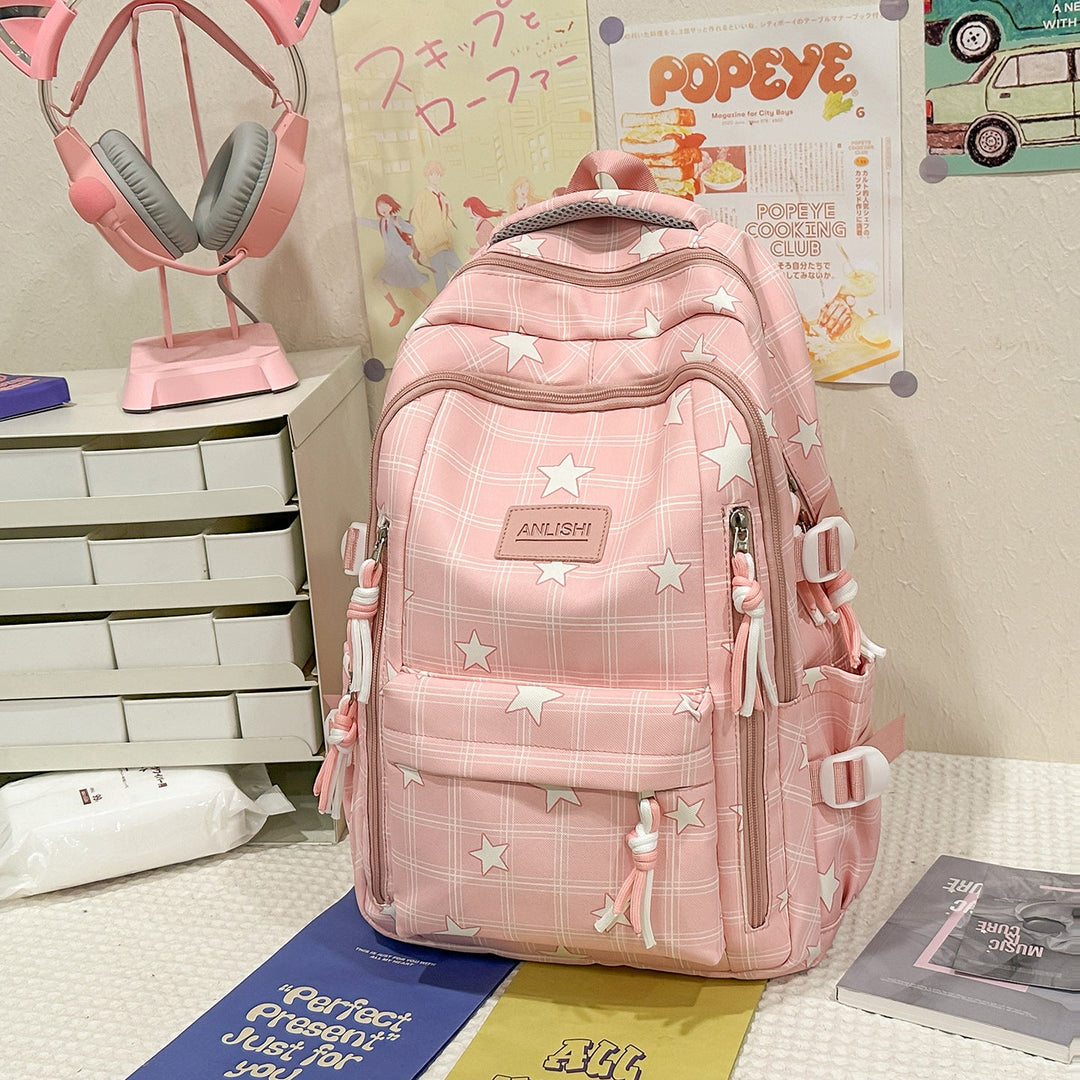 Versatile Star-Patterned Backpack Kalsten