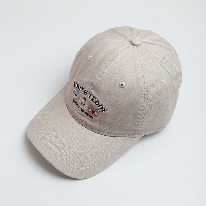 Women's Fun Embroidered Teddy Bear Baseball Cap Kalsten