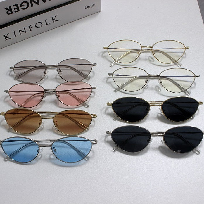 Fashionable Rectangular Glasses with Fine Metal Frame Kalsten