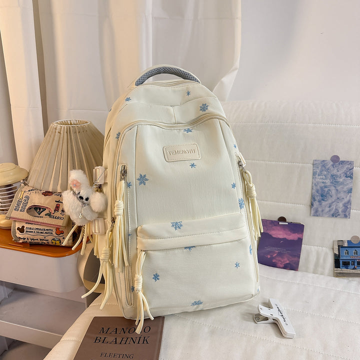 Elegant Floral Embroidered Backpack Kalsten