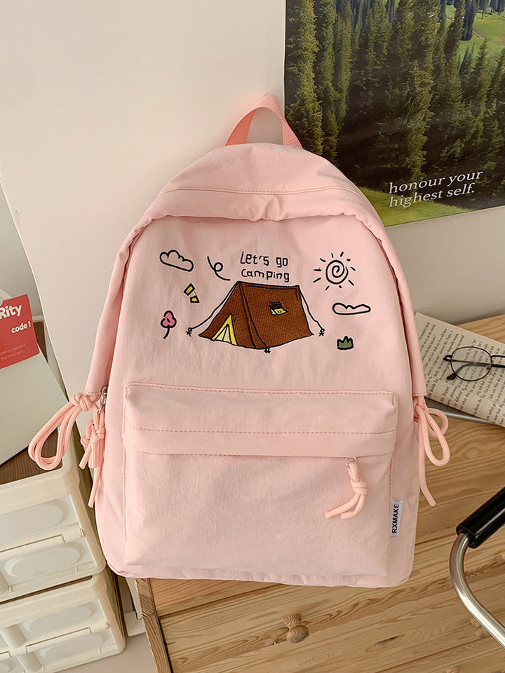 Camping-Themed Casual Backpack Kalsten