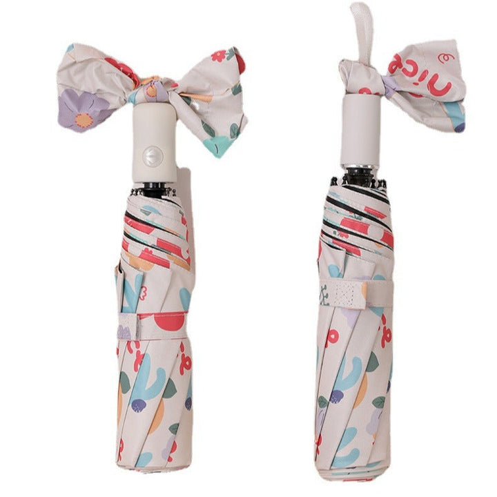 Ladies Rainbow Colored Folding Umbrellas Kalsten