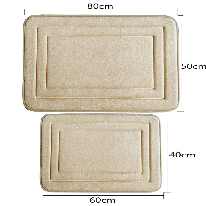 Soft Plush Rectangle Bath Mat Kalsten