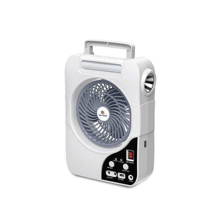 Unisex Portable Fan with Solar Panel Kalsten