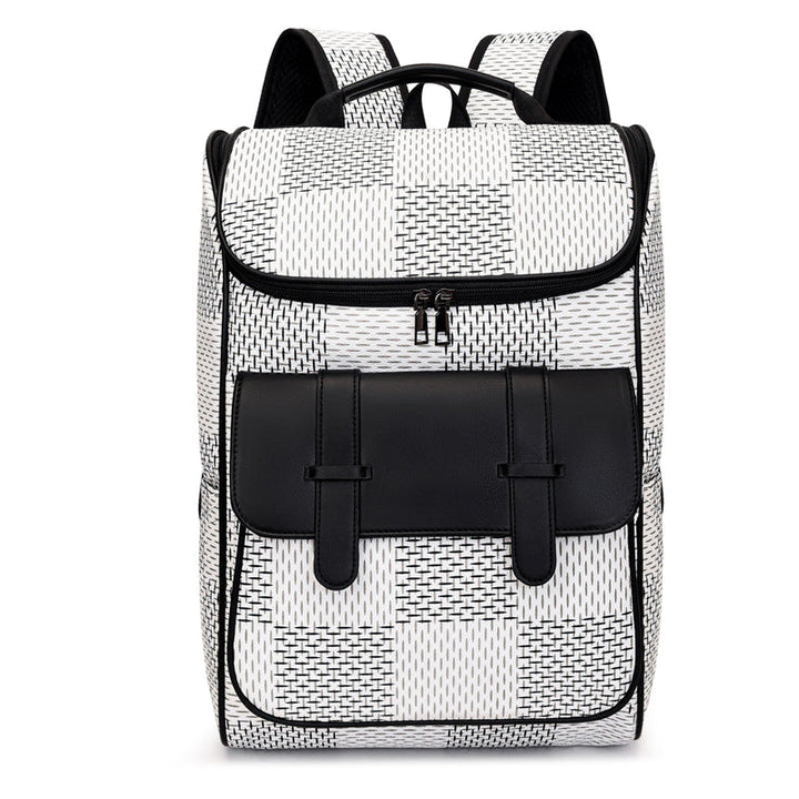 Modern Textured Laptop Backpack