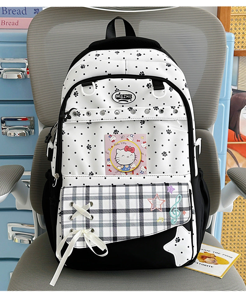 Girls' Themed Design School Backpack