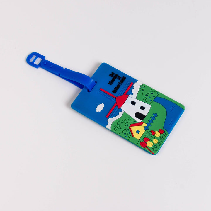 Unisex luggage tag with unique London design Kalsten