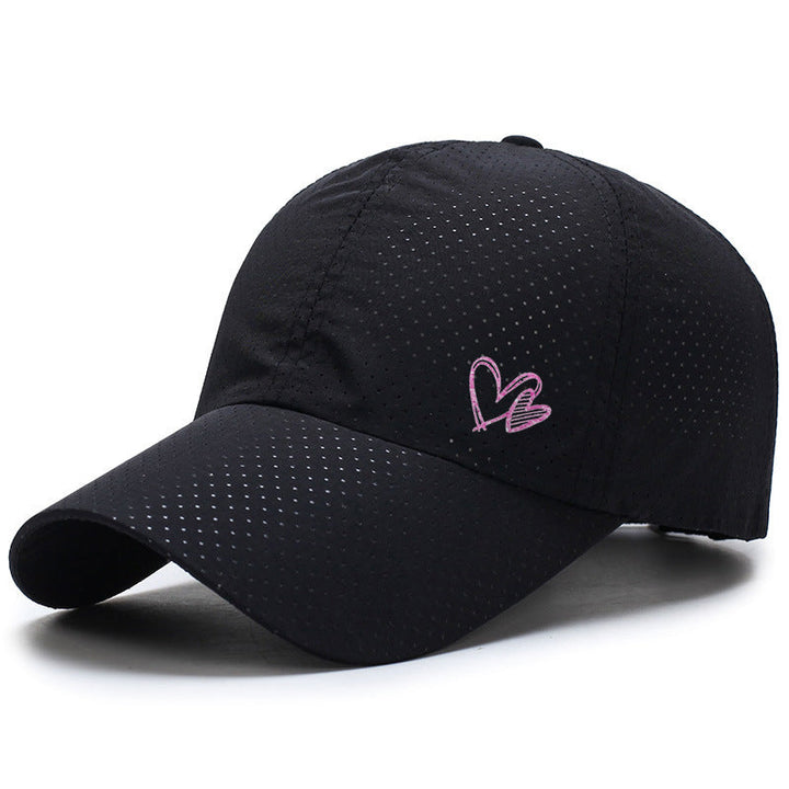 Women's Lightweight Breathable Dot Pattern Sports Cap Kalsten