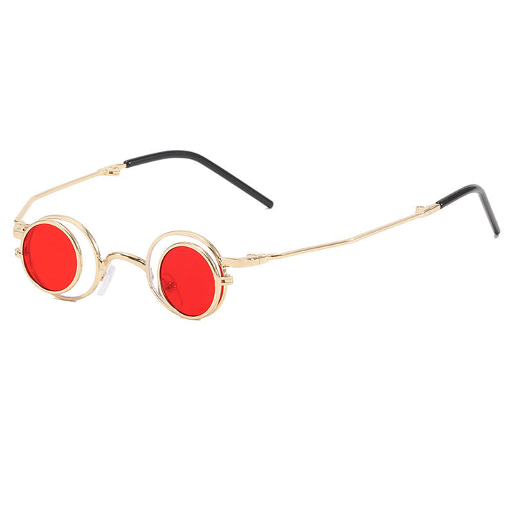Women's Fashion Round Sunglasses with Elegant Metal Frame Kalsten