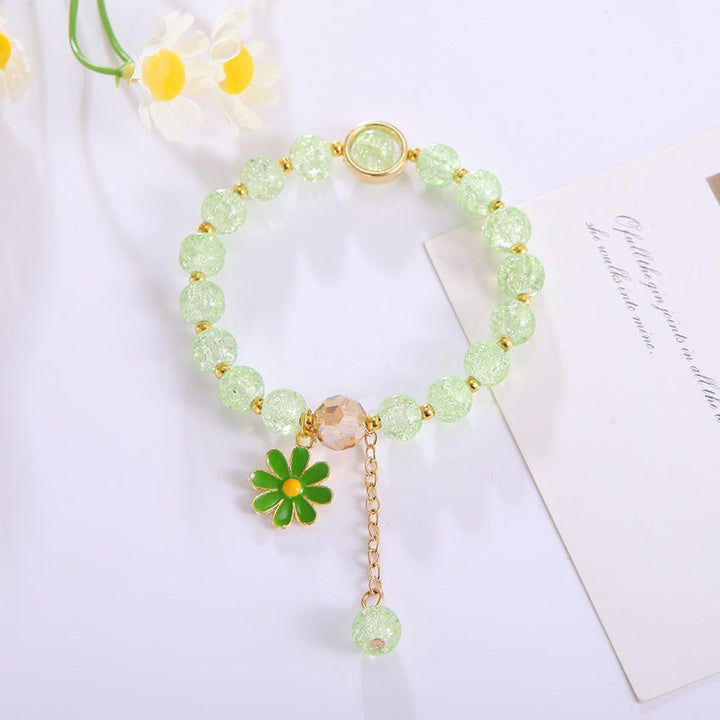 Elegant bracelet with flower pendant Kalsten