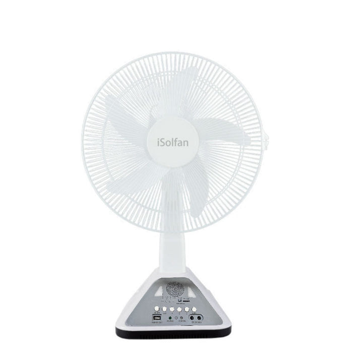 Women Portable Solar Fan with Remote Control and USB Connection Kalsten