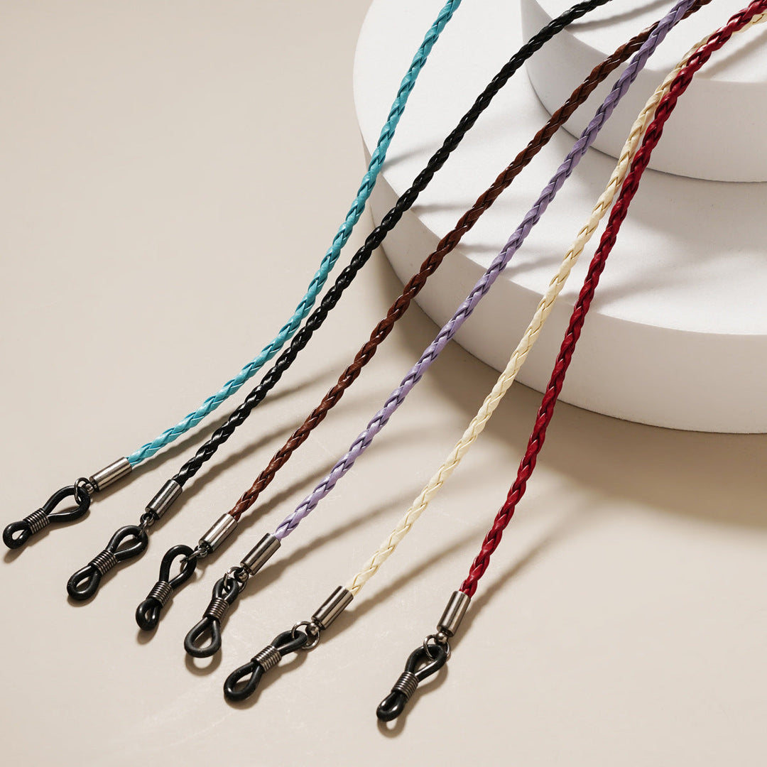 Woven Leather Eyewear Retainer Strap kalsten