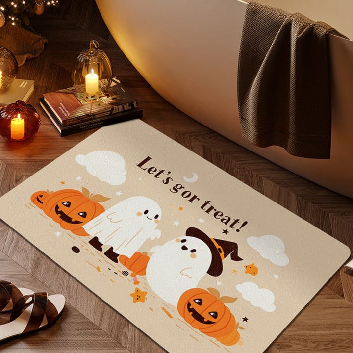 Fun Halloween-Themed Bath Mat