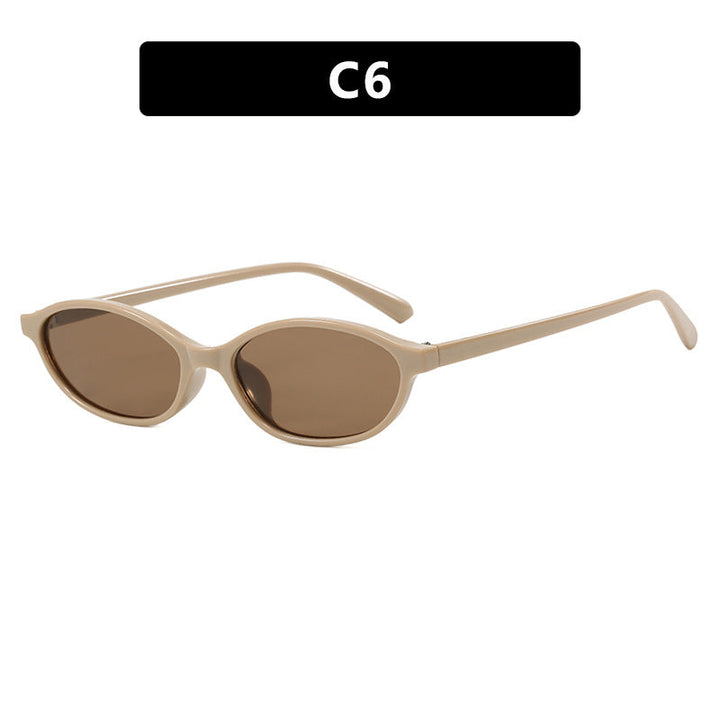 Women's fashionable sunglasses with elegant oval frame and UV protection Kalsten