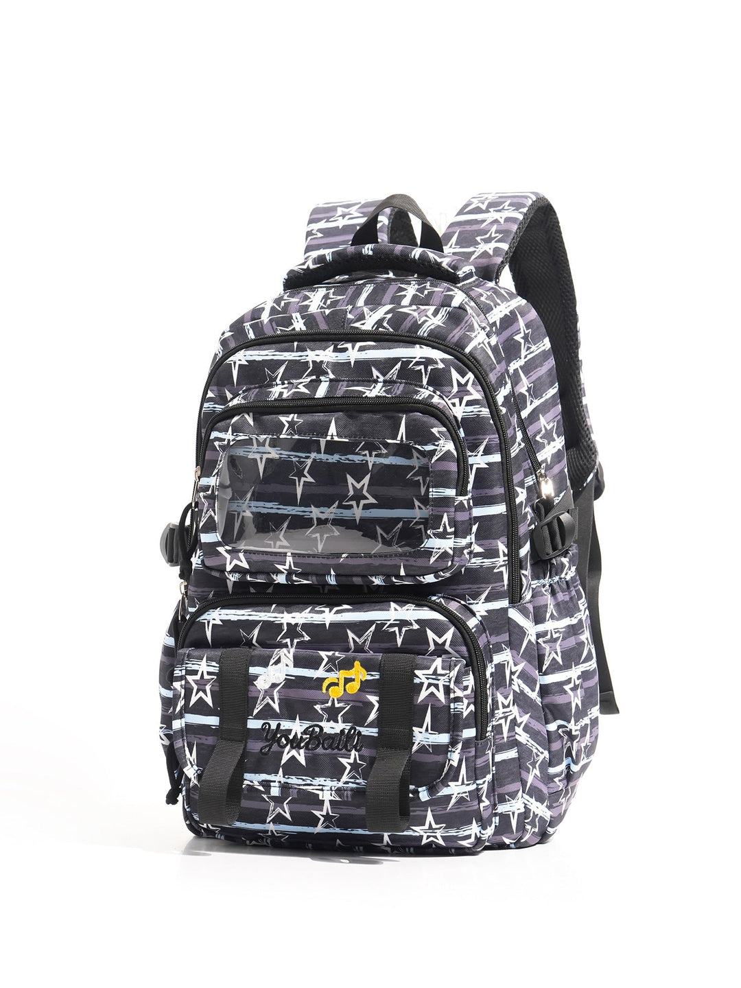 Multi-Compartment Music Theme School Backpack