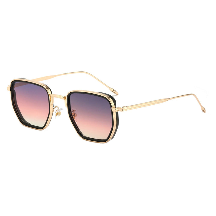 Ladies Square Designer Sunglasses with Stylish Metal Frame Kalsten