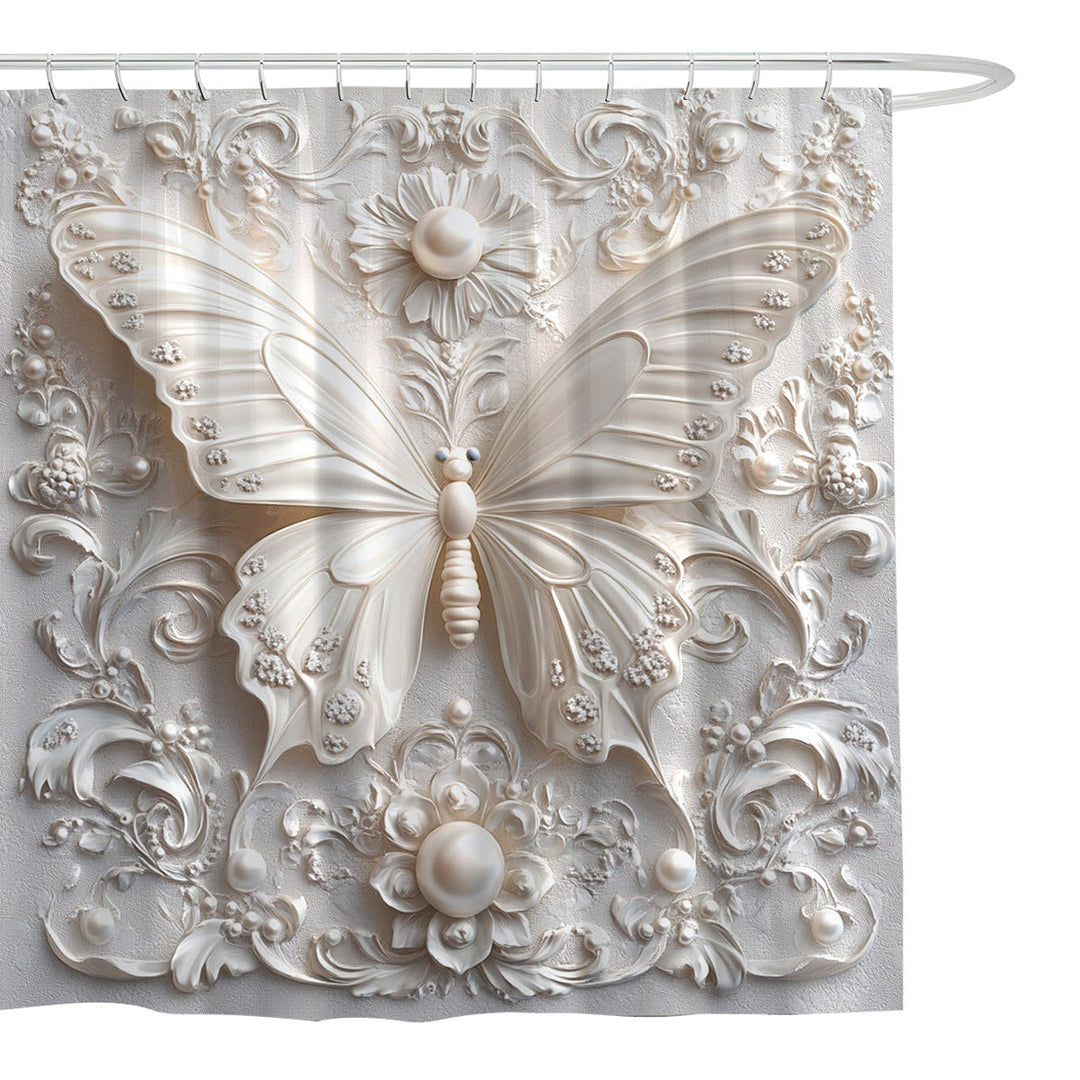 Artistic Butterfly Shower Curtain Kalsten