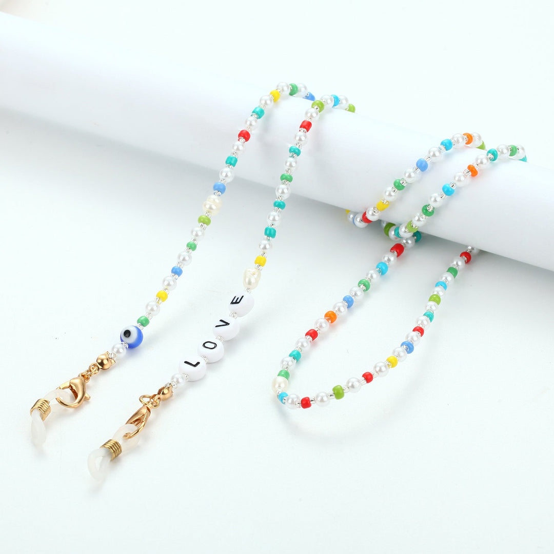 Fashionable glasses strap with colorful beads Kalsten