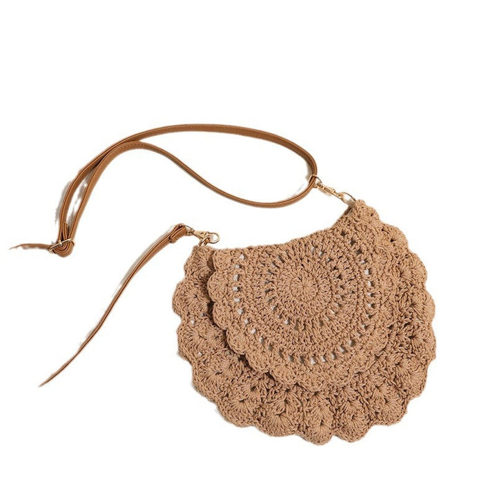 Crocheted Crossbody Bag with Feminine Details Kalsten