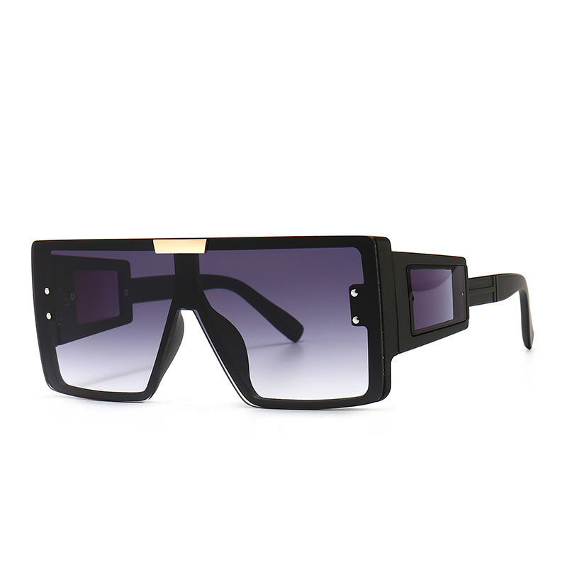 Women's stylish sunglasses in futuristic style with large frame Kalsten
