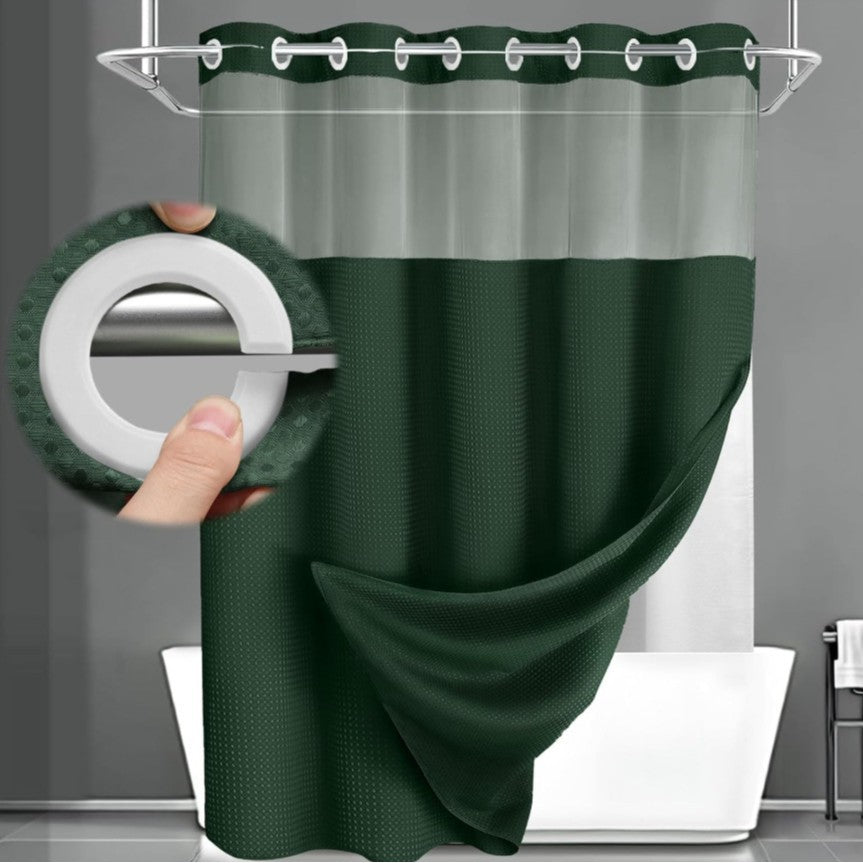 Textured Weave Shower Curtain Kalsten