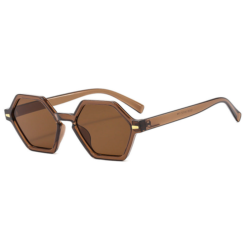 Women's hexagonal sunglasses with fashionable design and UV protection Kalsten
