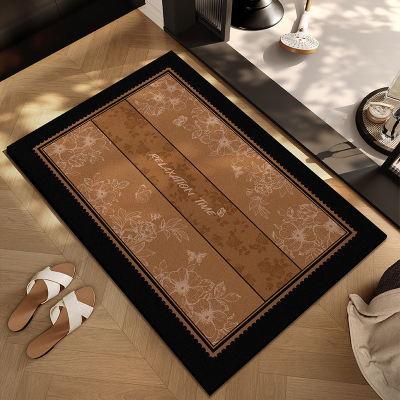 Checkerboard Patterned Entryway Mat Kalsten